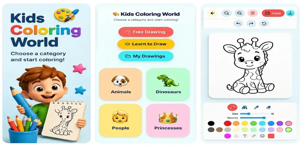 Kids Coloring World presentation