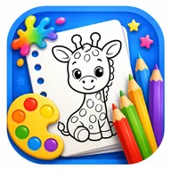 Kids Coloring World app icon