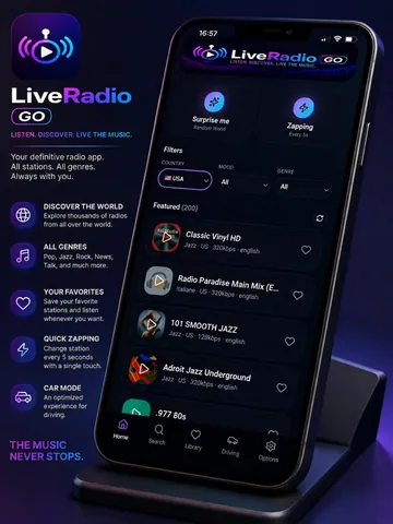 LiveRadio GO — screenshot 1